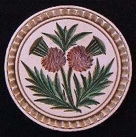 Double Thistle Butter Stamp (#3)