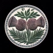 Double Thistle Butter Stamp (#1)