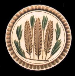 English Wheat Butter Mold